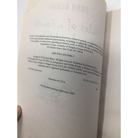 Tales of a Fourth Grade Nothing Paperback by Judy Blume - Picture 7 of 11